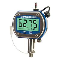 OMEGA DPGM409-025HCG-W Metric, High Accuracy Digital Pressure Gauge with Output (Compound Gauge, 25 mBar, BSPP Male, 1/4 in, IP65, NEMA Type 4X, Weatherproof)