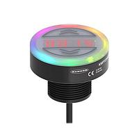 Banner Engineering K50PTCD4KQP Beacons K50 Pro Compact Touch with IO-Link; Polycarbonate; 18-30 V dc; IP67 IP69K; 4 Digit 7 Segment LED Display; Multicolor; 150 mm (6 in) 4-pin M12 PVC Pigtail QD