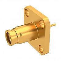 Radiall R222L10010 Connectors SMP-LOCK / SQUARE FLANGE JACK RECEPTACLE LIMITED-DETENT EMI GASKET