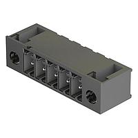 HARTING 14120315006000 Pluggable Terminal Blocks har-flexicon, 3pin male, horizontal pcb mount (THR/SMC), with screw flange, 11Amps, pitch 3.81mm