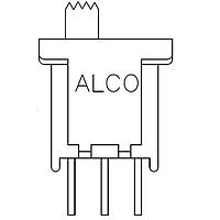 Alcoswitch - TE Connectivity TSS11EGPC04 Switches 2POS SPDT FLUSH,TOP SLIDE SWITCH