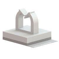 Essentra Components MWSEB-3-19A-RT Cable Mounting & Accessories Micro Wire Saddle,Adh Mnt,Natural
