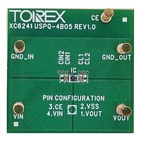 Torex Semiconductor XC6241A2819-EVB-01 Voltage Regulator - Switching Regulator 6Vmax, 150mA Voltage Regulator with Green Operation, 2.8Vout
