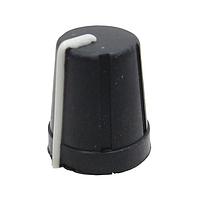 Eagle Plastic Devices 450-4765 Conical Knob SOFT TCH D SH BK/GY
