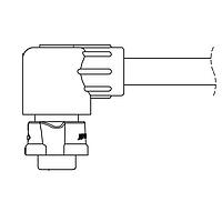 CONXALL CARA62803SP07990 Specialized Cables Mini-Con-X Insta-Click 3#20 Socket Right Angle 79"