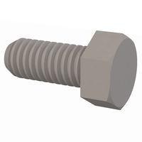 Essentra Components 50M035060J008 Cap Screw Hex Unslotted Bolt, M3.5 X .6 Thread, 8mm Lg