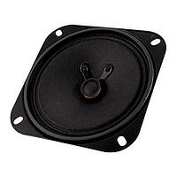 Same Sky (formerly CUI Devices) CSS-10237-54 Electromagnetic Speaker, 102 x 102mm Square, 37mm deep, paper, Ferrite, 5W, 4?, 200Hz, solder eylets