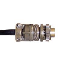 Amphenol Wilcoxon R6-2-J5A-5 Sensor Cables / Actuator Cables Amphenol, MIL-C-5015, 2 socket, IP-50, BNC male, coaxial, RG 58, black, PVC jacket, 5 ft.