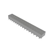 Samtec HLE-116-02-S-DV-BE Sockets Cost-Effective Reliable Socket, .100" (2.54 mm) Pitch
