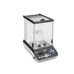 Calibration support for laboratory and analyzer weighing equipment