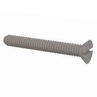 Essentra Components 021024A150 Slotted Countersunk 82 Slotted CSK Screw, #10-24 Thread, 1 1/2 Lg