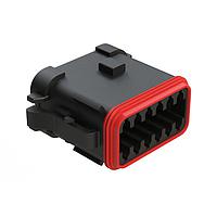 Amphenol SINE Systems AT06-12SB-MM01 6-Way 12P PLUG W/ CAP SEAL KEY POSITION B