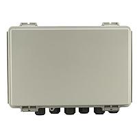 Banner Engineering BWA-DEK-002 Poly PBT Blend Enclosure Poly PBT Blend Enclosure; with DIN rail and 8 holes with glands and vent; External Size: 11.99 in x 7.99 in x 5.22 in; Internal Size: 11.01 in x 7.02 in x 4.62 in