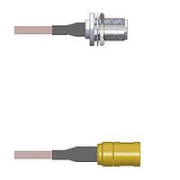 Amphenol Custom Cable Q-1Z0600001060i RF Cable Assemblies N-SJB/SMB-SP G178 60I