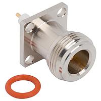 Amphenol RF 172224-24 Connectors N Panel Recept Jack Ext Teflon/Contact