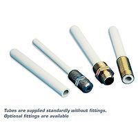 OMEGA PTRM-7161116-24-2 Ceramic Protection Tubes with Optional Fittings (3/4 in, NPT Male, 85% Mullite & 15% Glass)