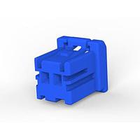 AMP Connectors - TE Connectivity 2-1903388-3 Headers & Wire Housings GIC 2.5 W PLUG HSG 2P BLUE