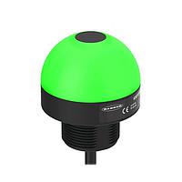 Banner Engineering K50PFF100AMRGB14QP Beacons K50 Pro with Pro Editor: 14-Color RGB Fixed-Field Sensor; Voltage: 12-30 V dc; Housing: Polycarbonate; IP67 IP69K; Range: 100 mm; Bimodal, NO, Momentary; Colors: Multicolor; 150 mm (6 in) 8-pin M12 PVC Pigtail QD