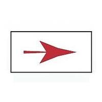 Q-Cee's - TE Connectivity QAA501 Labels ARROWS INSPECTRED Sold by Pack of 1280