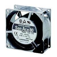 Sanyo Denki 109-154 Axial AC Axial Fan, 80x80x38mm, 230VAC, Petit Ace