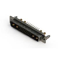 EDAC 627-21W4624-3TD Mixed Contact D-Sub Connectors Vertical Combo Dsub