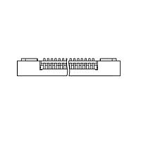 Adam Tech PCA-6-LA-12-HL-3-T/R Connectors FPC/FFC CONNECTOR, ZIF TYPE, .5M