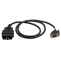 Adafruit 4841 Specialized Cables OBD Plug (16-pin) to DE-9 (DB-9) Socket Adapter Cable - 1 meter long