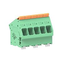 Molex 224932-0005 Fixed Terminal Blocks 10.00mm Pitch Lever Activated Fixed Mount PCB Term Block 35 Entry LF Term 5 Ckt