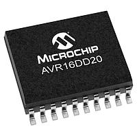 Microchip Technology AVR16DD20-I/SO MCUs 16KB, 2KB RAM, 20p, 24MHz, MVIO, 12b ADC, ZCD, DAC, 2xUART, SPI, TWI