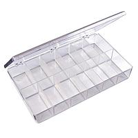 Flambeau K602 Multiple Compartment 12-Compartment Box 10 1/2" X 6 3/16" X 1 9/16" (26.67 x 15.72 x 3.97 cm)