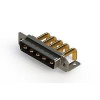 EDAC 629-5W5-250-4TC Mixed Contact D-Sub Connectors Right-angle Power Combo D-Sub Connector