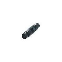NEUTRIK NA3FF-B Adapters F/M TO F/M GENDER ADAPTER BLACK