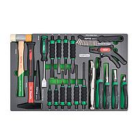 TOPTUL GED2106 Hammer, Punch, Chisel & Plier Set (21 pcs)