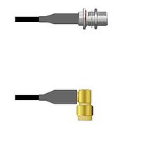 Amphenol Custom Cable Q-1X0360008048i RF Cable Assemblies N-SJB/SMA-RP RG58 48I