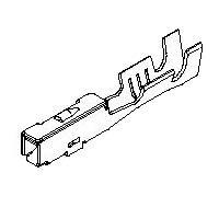 Molex 50654-1001 (Loose Piece) Contacts 1.0 040SR Crimp Rec Loose PC