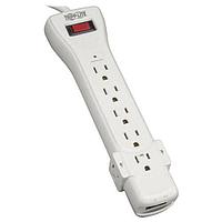 Tripp Lite SUPER6TEL12 Surge Protectors 7 outlets 12' cord holds 5 Transformers