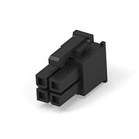 AMP Connectors - TE Connectivity 1586075-4 Headers & Wire Housings 4 POS RECPT UL-94-V2 BLK