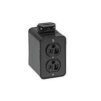 Molex 1301370099 Outlet Boxes PORTBLE OUTLET BOX - BLACK (2)NEMA5-15BL