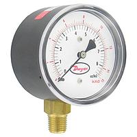 Dwyer LPG3-D8842N Low Pressure Gauges, 2.5" Dial, ASME A Precision for Gases & Liquids (2.5 in, 200 inH₂O, Back)