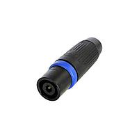 NEUTRIK NLT4MXX-BAG Speaker Connectors Cable end speakON STX - 4 pole male - V-0 insert - black/silver