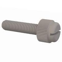 Essentra Components 50M050080T020 Slotted Thumb Slotted Thumb Screw, M5 X .8 Thread, 20mm Lg