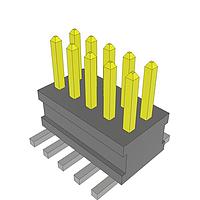 Samtec FTSH-105-01-L-DV Pin Strip High Reliability Header Strips, .050" pitch
