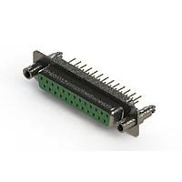 EDAC 628-M25-321-GT6 D-Sub Connectors - Standard Density Vertical Machined D-Sub Connector