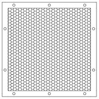 LeaderTech 9100-0007-94 Knitted Gaskets & Wire Mesh EMI Vent Panel 6 X 18