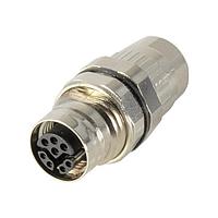 HARTING 21038612825 Straight M12 Y-code 8pin female shielded crimp panel feed 5.7mm-8.8mm