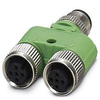 PHOENIX CONTACT 1683468 Y-Adapter M12 Y 5P PLG-RECPTS