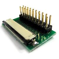 Newhaven Display NHD-FFC20-1 Adapter Boards 20 pin 1mm pitch FFC-thru hole adptr