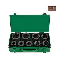 TOPTUL GDAD0901 1" DR.Flank Impact Socket Set (9 pcs)