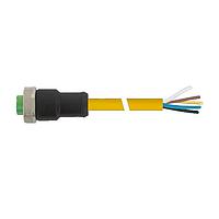 Murrelektronik 7700-A5021-U1D0300 Connectors Mini (7/8) 5 pole, Female 0 w/ Cable, TPE 5x16AWG ye UL/CSA, TC-ER 3m