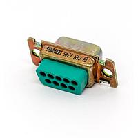 Cinch DEMAMT9S Receptacle DSUB 9F CRIMP T G50 ZINC